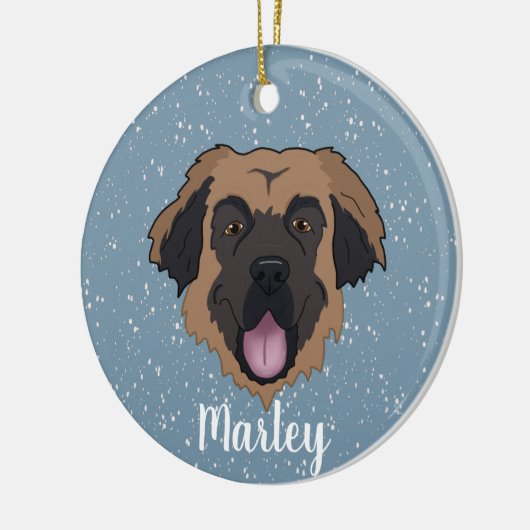  Leonberger Keramisch Ornament (Links)