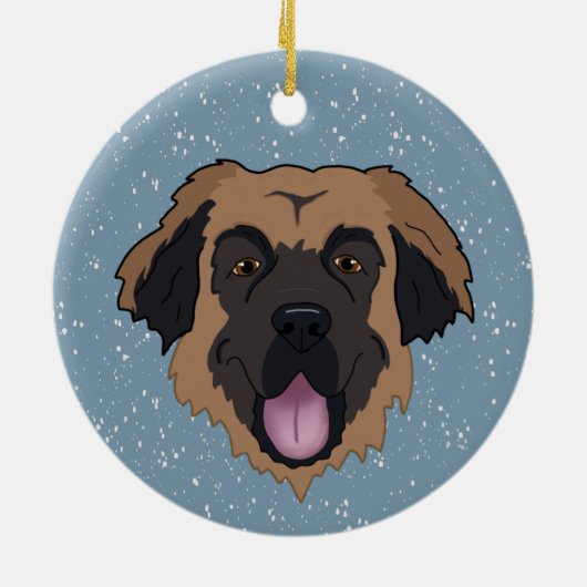  Leonberger Keramisch Ornament (Achterkant)