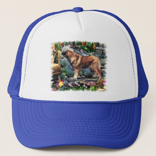 Leonberger Kunst Cadeaus Trucker Pet (Voorkant)
