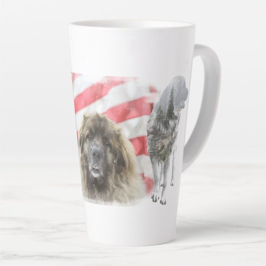 Leonberger Latte Mok (Rechterhoek)
