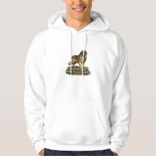 Leonberger – Leeuw buiten Marshmallow binnen Hoodie