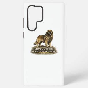 Leonberger – Leeuw buiten Marshmallow binnen Samsung Galaxy Hoesje