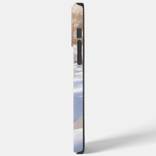 Leonberger liet het sneeuwen Kerstmis Case-Mate iPhone Case (Achterkant / Links)