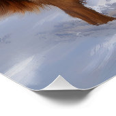 Leonberger liet het sneeuwen Kerstmis Perfect Poster (Hoek)