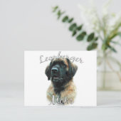 Leonberger mama 2 briefkaart (Staand voorkant)