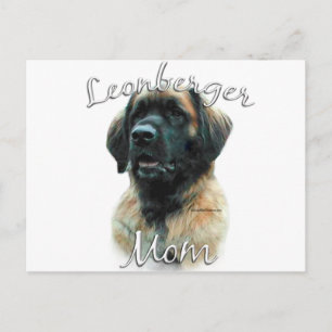 Leonberger mama 2 briefkaart