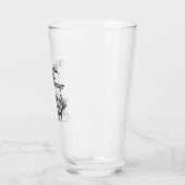 Leonberger moderne kunst schattige hondenras sloga glas (Links)