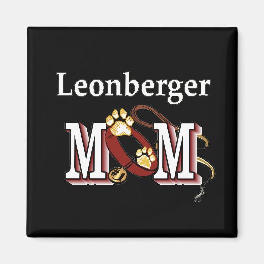 Leonberger MOM Gifts Magneet (Voorkant)