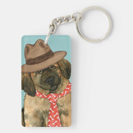 Leonberger Pa Sleutelhanger (achterkant)