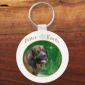Leonberger Peace Sleutelhanger (Voorkant)