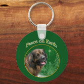 Leonberger Peace Sleutelhanger (Voorkant)
