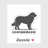 Leonberger ras sticker (Vel)