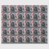 Leonberger Santa Cadeaupapier (Vlak)