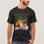 Leonberger Santa Hat Christmas Lights Christmas Pa T-shirt<br><div class="desc">Leonberger Santa Hat Christmas Lights Christmas Pajama</div>