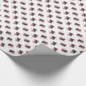 Leonberger Santa Paws Cadeaupapier (Hoek)