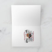 Leonberger Santa Paws-kaarten Feestdagen Kaart (Binnen)