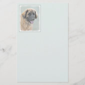 Leonberger schilderen - Kute Original Dog Art Briefpapier (Voorkant)