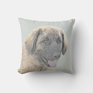Leonberger schilderen - Kute Original Dog Art Buitenkussen