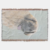 Leonberger schilderen - Kute Original Dog Art Deken (Voorkant)