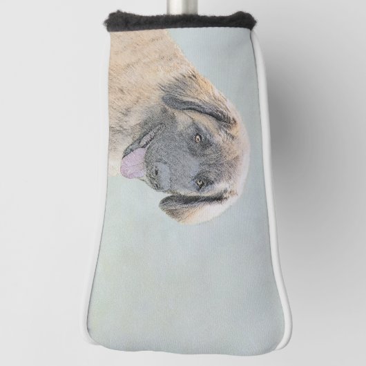 Leonberger schilderen - Kute Original Dog Art Golfheadcover (Draai 90)