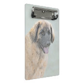 Leonberger schilderen - Kute Original Dog Art Mini Klembord (Schuin)