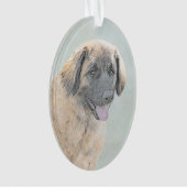 Leonberger schilderen - Kute Original Dog Art Ornament (voorkant)