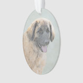 Leonberger schilderen - Kute Original Dog Art Ornament (voorkant)