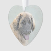 Leonberger schilderen - Kute Original Dog Art Ornament (voorkant)