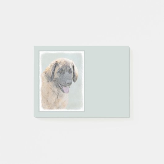 Leonberger schilderen - Kute Original Dog Art Post-it® Notes (Voorkant)