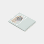 Leonberger schilderen - Kute Original Dog Art Post-it® Notes (Schuin)