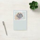 Leonberger schilderen - Kute Original Dog Art Post-it® Notes (Kantoor)