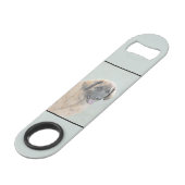 Leonberger schilderen - Kute Original Dog Art Speed Flessenopener (Achterkant Gekanteld)