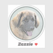 Leonberger schilderen - Kute Original Dog Art Sticker (Vel)