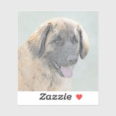 Leonberger schilderen - Kute Original Dog Art Sticker (Vel)