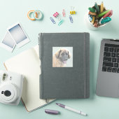 Leonberger schilderen - Kute Original Dog Art Sticker (iPad Cover)