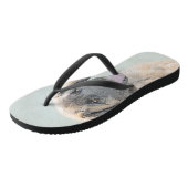 Leonberger schilderen - Kute Original Dog Art Teenslippers (Schuin)