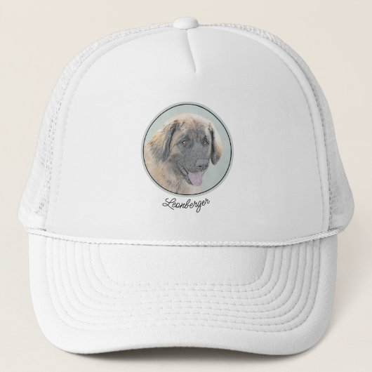 Leonberger schilderen - Kute Original Dog Art Trucker Pet (Voorkant)