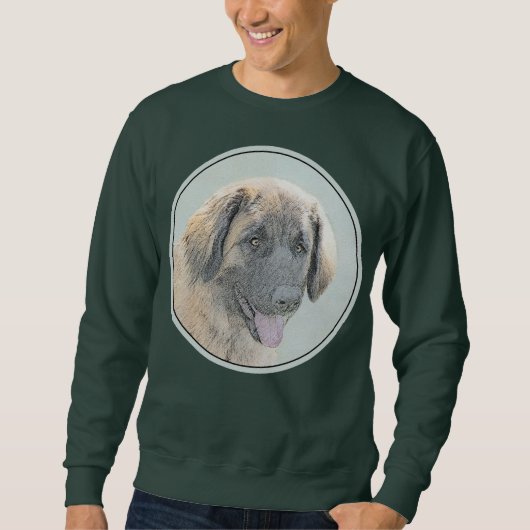 Leonberger schilderen - Kute Original Dog Art Trui (Voorkant)