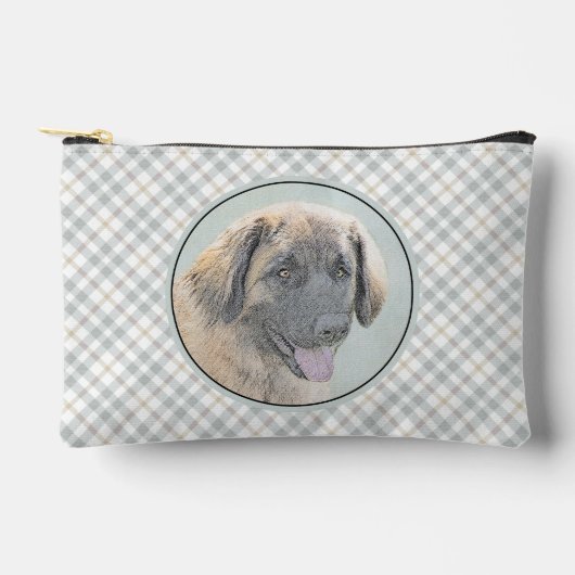 Leonberger Schilderij Leo Schattigee Originele Pet Etui (Voorkant)