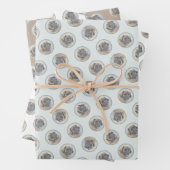 Leonberger Schilderij Leo Schattigee Originele Pet Inpakpapier Vel (In situ)