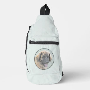 Leonberger Schilderij Leo Schattigee Originele Pet Sling Bag