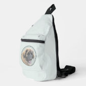 Leonberger Schilderij Leo Schattigee Originele Pet Sling Bag (Rechterhoek)