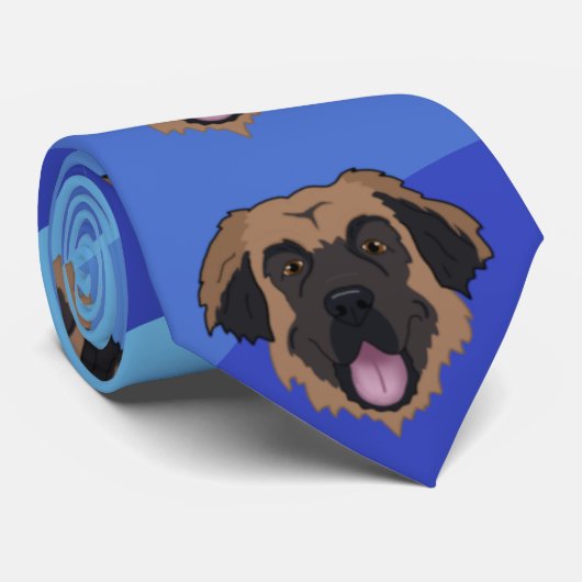 Leonberger Stropdas (Opgerold)