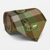 Leonberger Tartan - Stropdas (Opgerold)