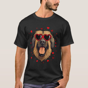 Leonberger Valentijn Hart Schattigee Hondenliefheb T-shirt