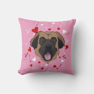Leonberger Valentijnsdag Kussen