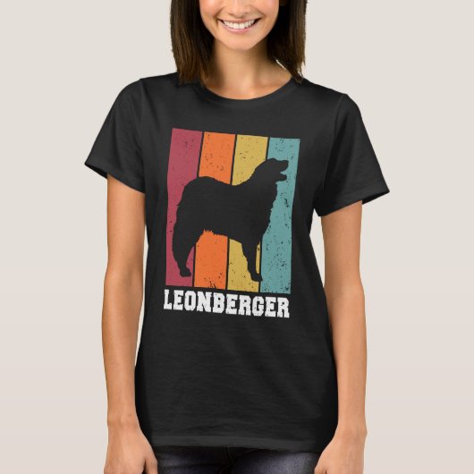 Leonberger Vintage  2 T-shirt (Voorkant)