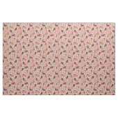 leonberger vintage florals roze stof (Fat Quarter)