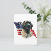 Leonberger Vlag Briefkaart (Staand voorkant)