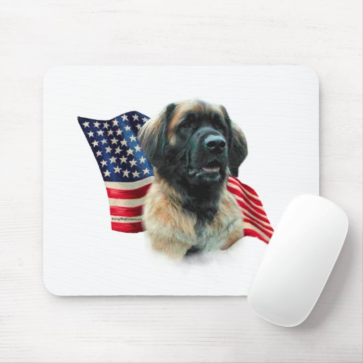 Leonberger Vlag Muismat (Met muis)